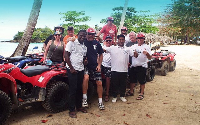 ATV Tours in Samana to famous Playa Rincon beach.