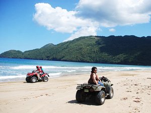 ATV Playa Rincon Beach Tour with Raymond & Gregory Tours Samana - Cheap Low Price ATV Playa Rincon Beach Tours in Samana, Dominican Republic.
